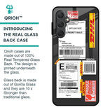 Cool Barcode Label Glass Case For Samsung Galaxy M54 5G