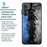 Dark Grunge Glass Case for Samsung Galaxy M54 5G