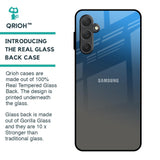 Blue Grey Ombre Glass Case for Samsung Galaxy M54 5G