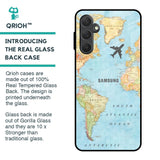 Fly Around The World Glass Case for Samsung Galaxy M54 5G