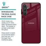 Classic Burgundy Glass Case for Samsung Galaxy M54 5G