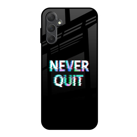 Never Quit Samsung Galaxy M14 5G Glass Back Cover Online