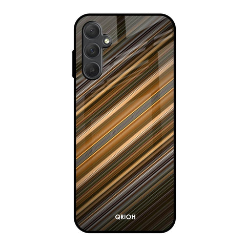 Diagonal Slash Pattern Samsung Galaxy M14 5G Glass Back Cover Online