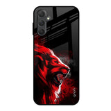 Red Angry Lion Samsung Galaxy M14 5G Glass Back Cover Online