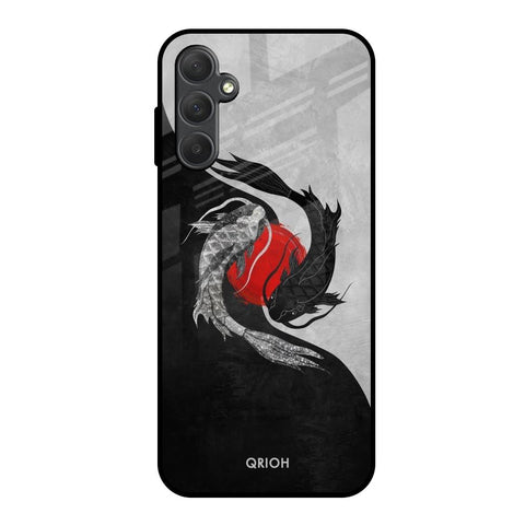 Japanese Art Samsung Galaxy M14 5G Glass Back Cover Online