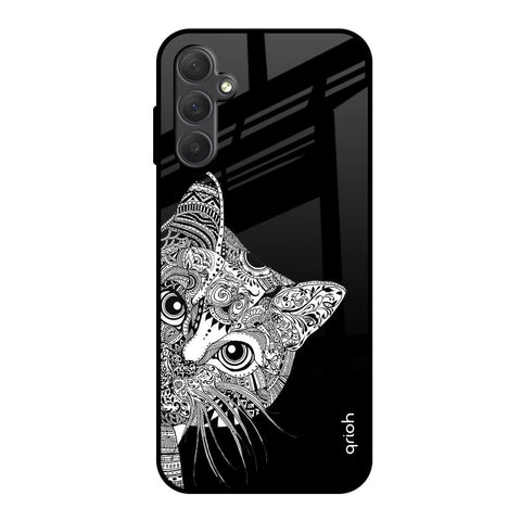 Kitten Mandala Samsung Galaxy M14 5G Glass Back Cover Online