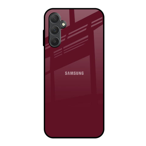 Classic Burgundy Samsung Galaxy M14 5G Glass Back Cover Online