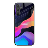 Colorful Fluid Samsung Galaxy M14 5G Glass Back Cover Online