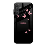 Fly Butterfly Samsung Galaxy M14 5G Glass Back Cover Online