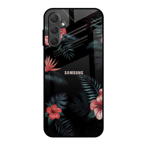 Tropical Art Flower Samsung Galaxy M14 5G Glass Back Cover Online