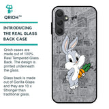 Cute Baby Bunny Glass Case for Samsung Galaxy M14 5G