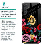 Floral Decorative Glass Case For Samsung Galaxy M14 5G