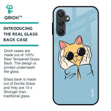 Adorable Cute Kitty Glass Case For Samsung Galaxy M14 5G