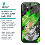 Anime Green Splash Glass Case for Samsung Galaxy M14 5G