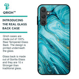 Ocean Marble Glass Case for Samsung Galaxy M14 5G