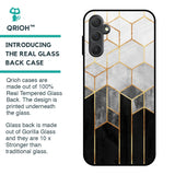 Tricolor Pattern Glass Case for Samsung Galaxy M14 5G