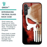 Red Skull Glass Case for Samsung Galaxy M14 5G