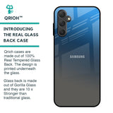 Blue Grey Ombre Glass Case for Samsung Galaxy M14 5G