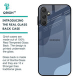 Navy Blue Ombre Glass Case for Samsung Galaxy M14 5G