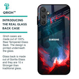 Brush Art Glass Case For Samsung Galaxy M14 5G