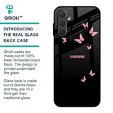 Fly Butterfly Glass Case for Samsung Galaxy M14 5G