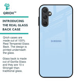 Pastel Sky Blue Glass Case for Samsung Galaxy M14 5G