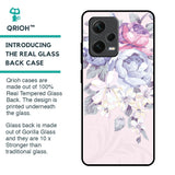 Elegant Floral Glass Case for Redmi Note 12 Pro 5G