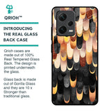 Bronze Abstract Glass Case for Redmi Note 12 Pro 5G