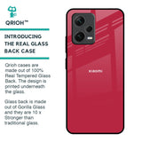 Solo Maroon Glass case for Redmi Note 12 5G