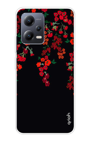 Floral Deco Redmi Note 12 5G Back Cover