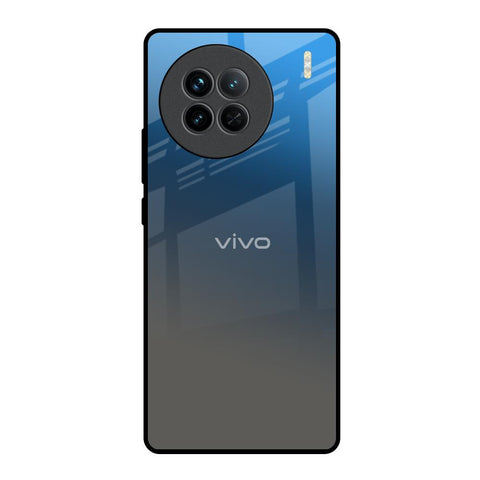 Blue Grey Ombre Vivo X90 5G Glass Back Cover Online