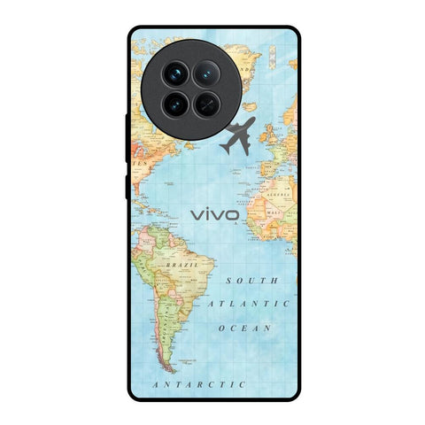 Fly Around The World Vivo X90 5G Glass Back Cover Online