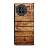 Wooden Planks Vivo X90 5G Glass Back Cover Online