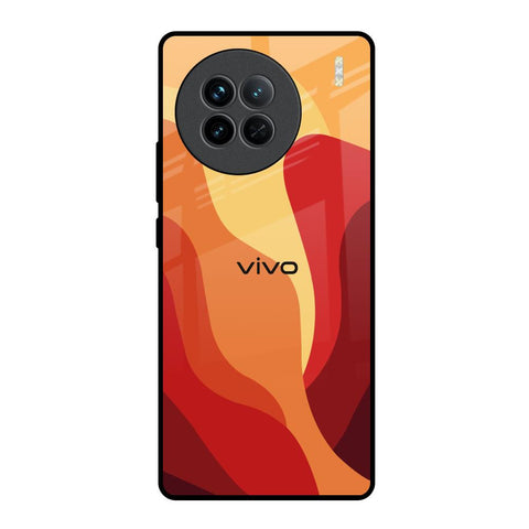 Magma Color Pattern Vivo X90 5G Glass Back Cover Online