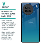 Celestial Blue Glass Case For Vivo X90 5G