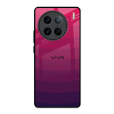 Wavy Pink Pattern Vivo X90 Pro 5G Glass Back Cover Online