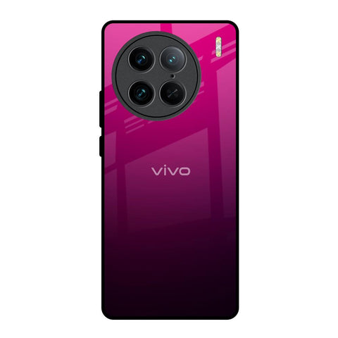 Purple Ombre Pattern Vivo X90 Pro 5G Glass Back Cover Online