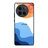 Wavy Color Pattern Vivo X90 Pro 5G Glass Back Cover Online