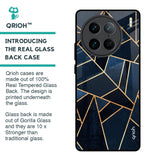 Abstract Tiles Glass Case for Vivo X90 Pro 5G