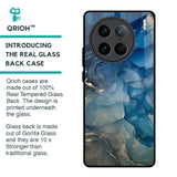 Blue Cool Marble Glass Case for Vivo X90 Pro 5G