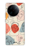Abstract Faces Vivo X90 Pro 5G Back Cover