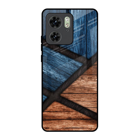 Wooden Tiles Motorola Edge 40 Glass Back Cover Online