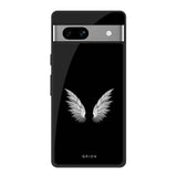 White Angel Wings Google Pixel 7A Glass Back Cover Online