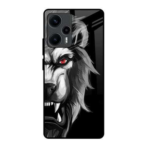 Wild Lion Poco F5 5G Glass Back Cover Online