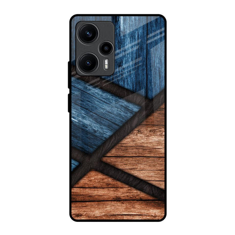 Wooden Tiles Poco F5 5G Glass Back Cover Online