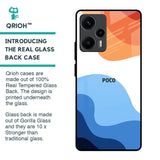 Wavy Color Pattern Glass Case for Poco F5 5G