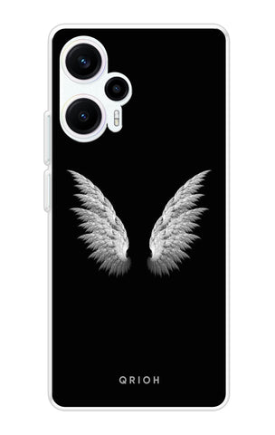 White Angel Wings Poco F5 5G Back Cover