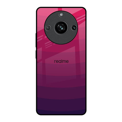 Wavy Pink Pattern Realme 11 Pro 5G Glass Back Cover Online