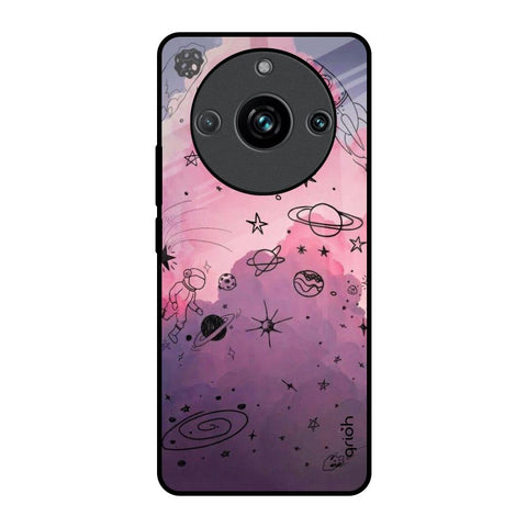 Space Doodles Realme 11 Pro Plus 5G Glass Back Cover Online