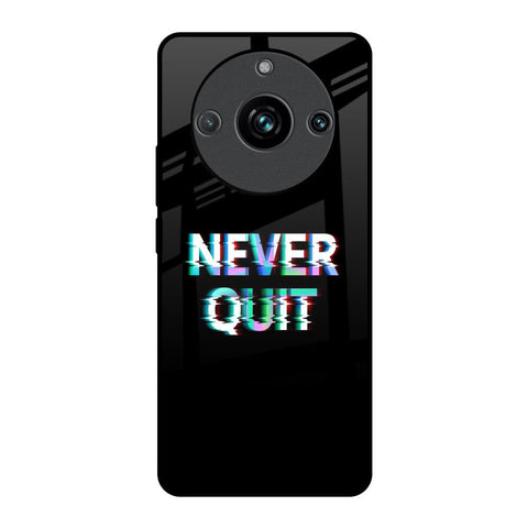 Never Quit Realme 11 Pro Plus 5G Glass Back Cover Online